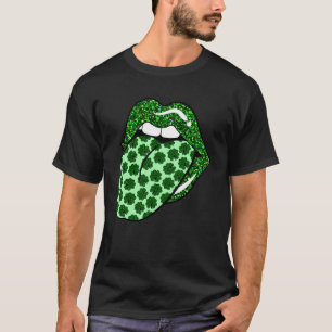 Camiseta Green Lips Boca Shamrock Tongue Fuera San Patricio