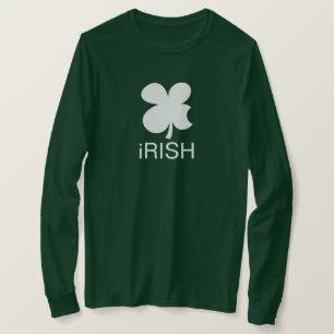 Camiseta Green long sleeve Irish Clover St Patrick's Day