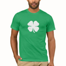 Green Lucky Four Leaks Clover Irish