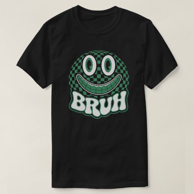 Camiseta Green Lucky Shamrock Funny Meme del Día de San Pat (Diseño del anverso)