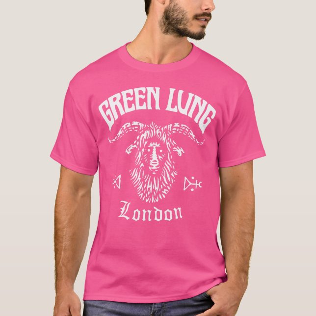 Camiseta Green Lung Band GoatWizard (Anverso)