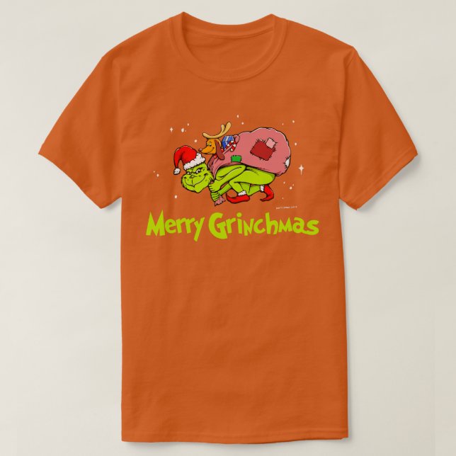 Camiseta Green Merry Grinchmas (Diseño del anverso)