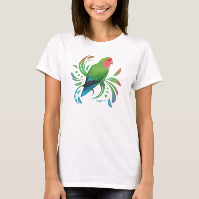 Camiseta Green Peach Facer Lovebird (Anverso)