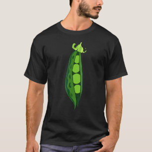 Camiseta Green Peas Pea Pod Funny Vegetales Vegetales Hallo