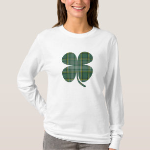 Camiseta Green Plaid Shamrock