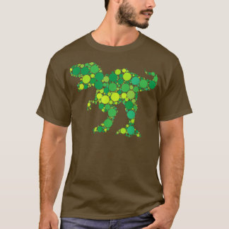 Camiseta Green Polka Dot T Rex Dinosaur International Dot D
