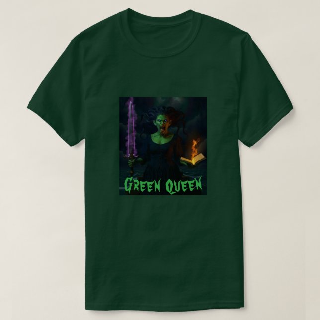 Camiseta Green Queen (Diseño del anverso)