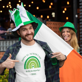 Camiseta Green Rainbow Irish Shamrock Feliz Día de San Patr