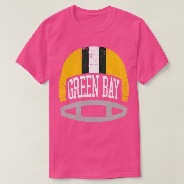 Camiseta Green Retro Helmet Green (Diseño del anverso)