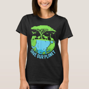 Camiseta Green Save Our Planet Environmental Earth Day Boys