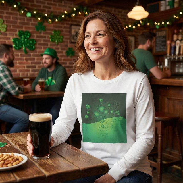 Camiseta Green Shamrock Clover St Patrick’s Day Luck (Subido por el creador)