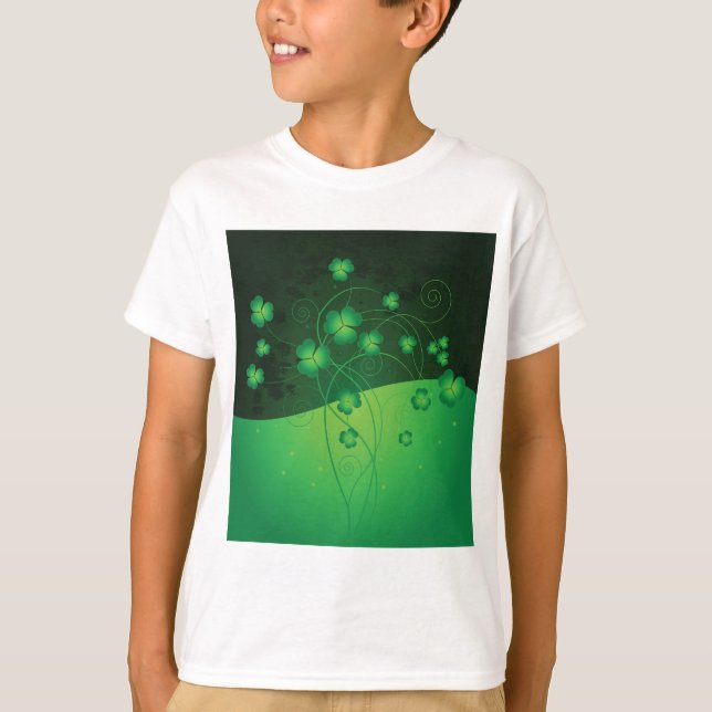 Camiseta Green Shamrock Clover St Patrick’s Day Luck (Anverso)