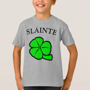 Camiseta Green Shamrock Saint Patrick's Day Floral Art