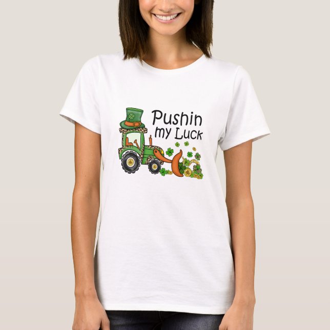 Camiseta Green Shamrock St Patrick's Day (Anverso)