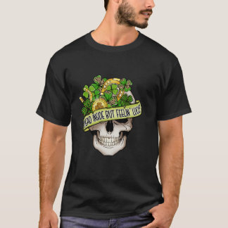 Camiseta Green Shamrock St Patrick's se siente afortunado