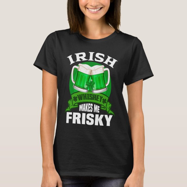 Camiseta Green St Patrick's Day pajamas Irish Whiskey Makes (Anverso)