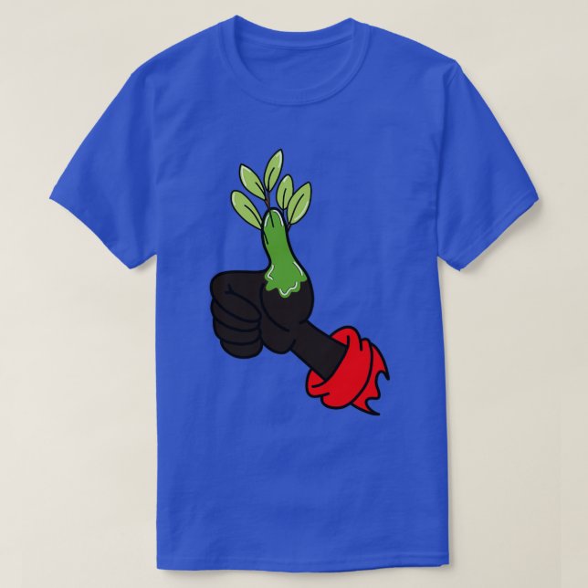 Camiseta Green Thumb 3 (Diseño del anverso)
