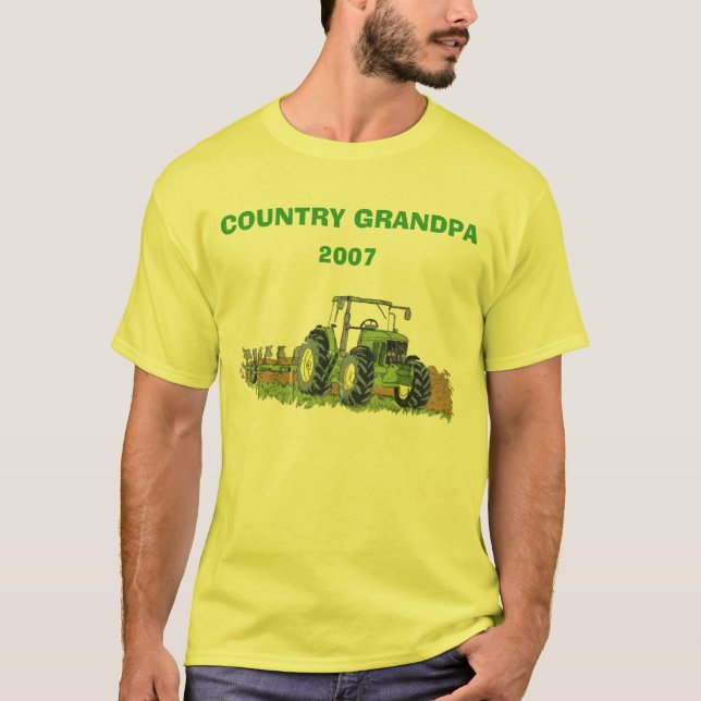 Camiseta green_tractor, ABUELO del PAÍS, 2007 (Anverso)