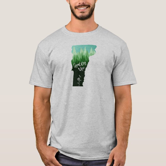 Camiseta Green Up Vermont (Anverso)