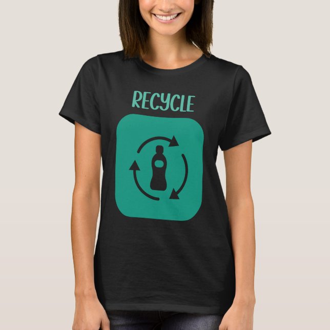 Camiseta Green Vegan Plastic Free Save Earth (Anverso)