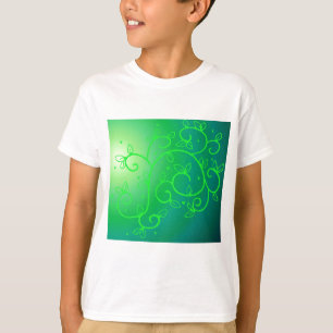 Camiseta Green Vines Irish Luck Ireland Flowers Art