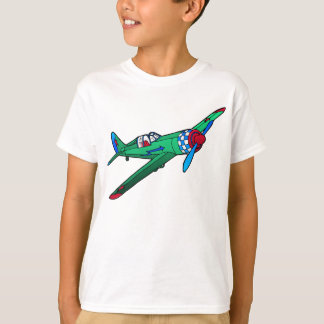 Camiseta Green Vintage Plane Kid's T-Shirt