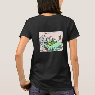 Camiseta Green Weenii "Student Driver Pizza" Lady's Shirt B