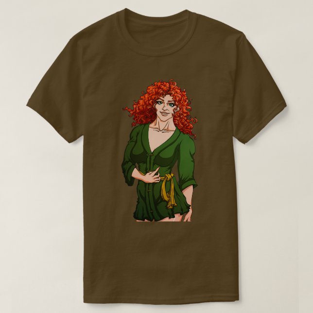 Camiseta Green Witch Marigold Robe (Diseño del anverso)