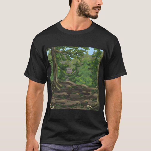 Camiseta Green Woods (Anverso)