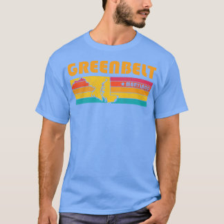 Camiseta Greenbelt Maryland Vintage Distresage Souvenir
