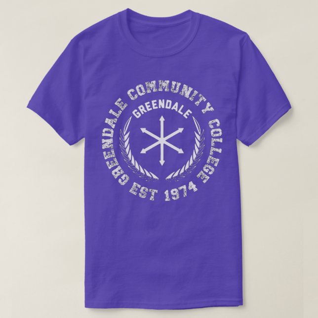 Camiseta Greendale Community College 7 (Diseño del anverso)