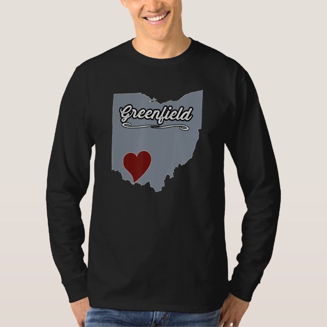 Camiseta GREENFIELD Ohio OH City State EE.UU. (Anverso)