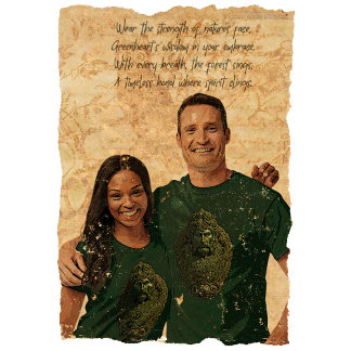 Camiseta Greenheart Guardian: Hombre Verde