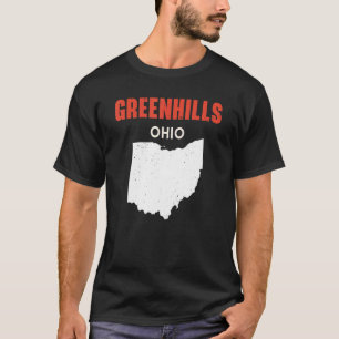 Camiseta Greenhills Ohio Estados Unidos EE.UU. Viajes Ohioa