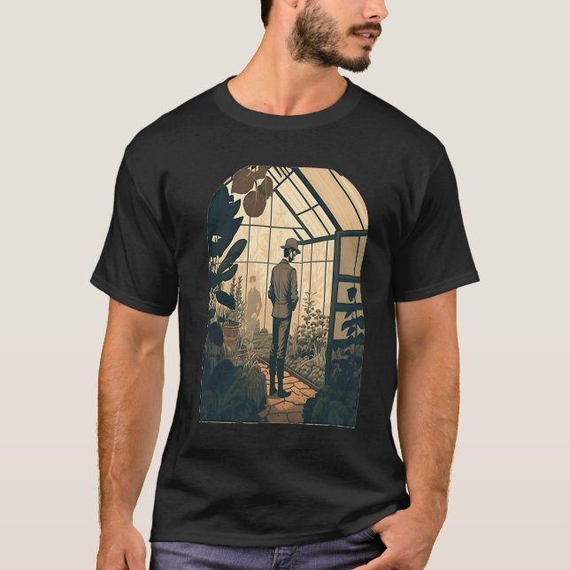Camiseta Greenhouse Allotment Garden Vintage Greenhouse Gar (Anverso)