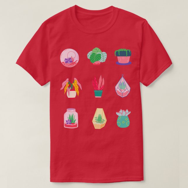 Camiseta Greenhouse Building Nature Hanging Planters Greenh (Diseño del anverso)