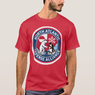 Camiseta Greenland Defense Front North Atlc Defense Allianc