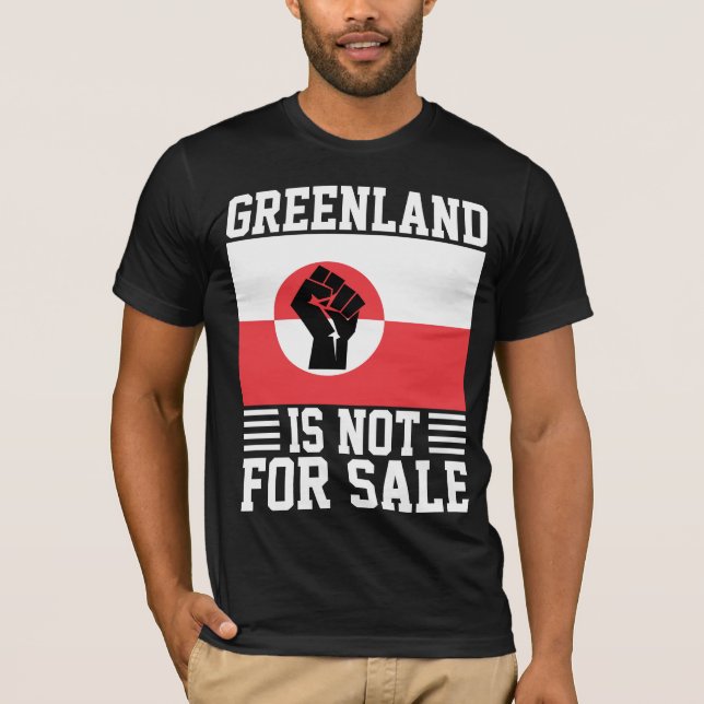 Camiseta Greenland Is Not For Sale - Support Greenland (Anverso)