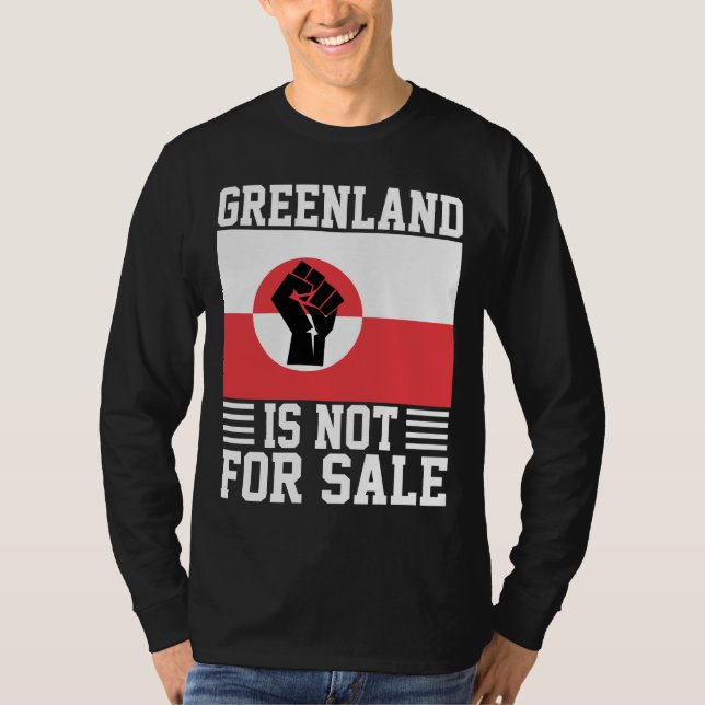 Camiseta Greenland Is Not For Sale - Support Greenland (Anverso)