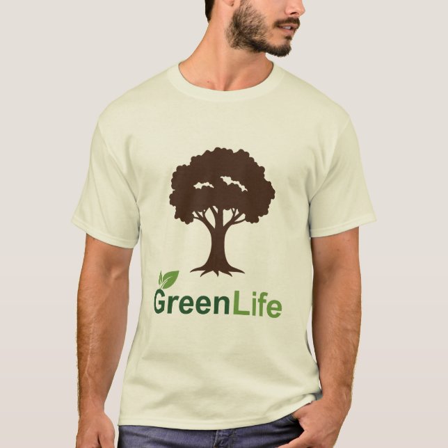 Camiseta GreenLife Tree Eco Friendly Nature Lover T-Shirt (Anverso)