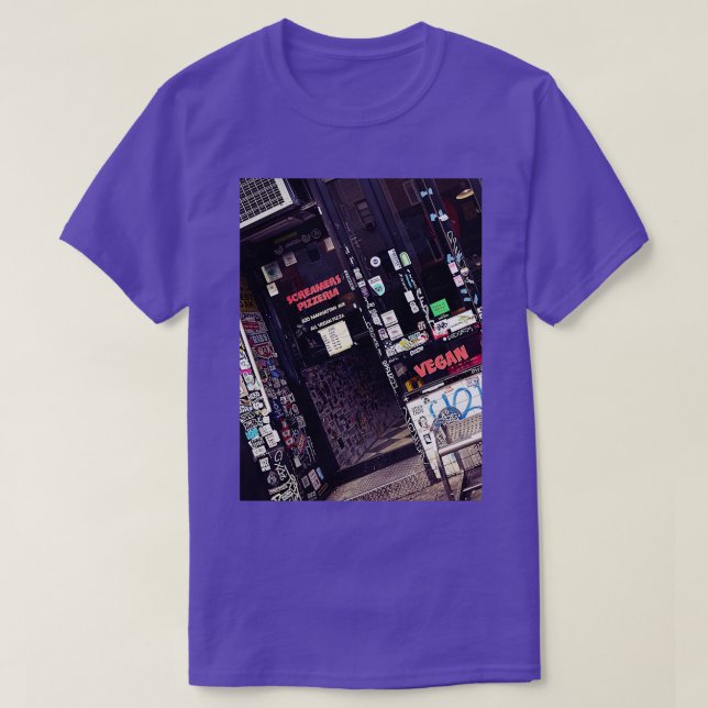 Camiseta Greenpoint Pizza Brooklyn New York City (Diseño del anverso)