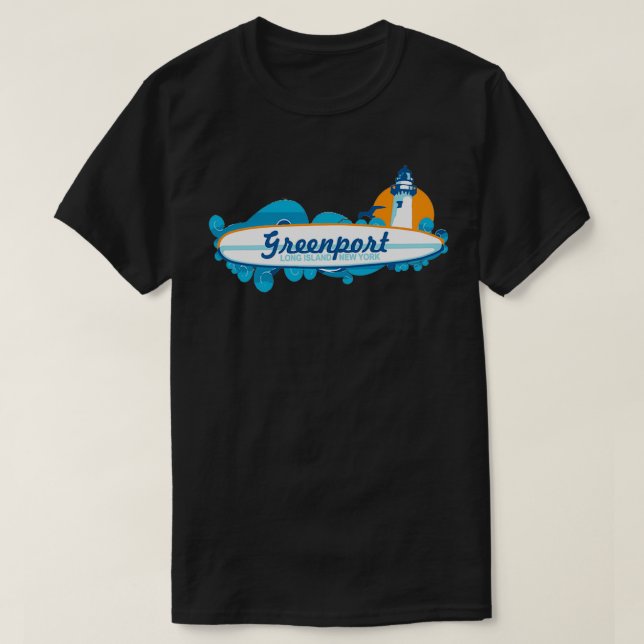 Camiseta Greenport Long Island 3 (Diseño del anverso)