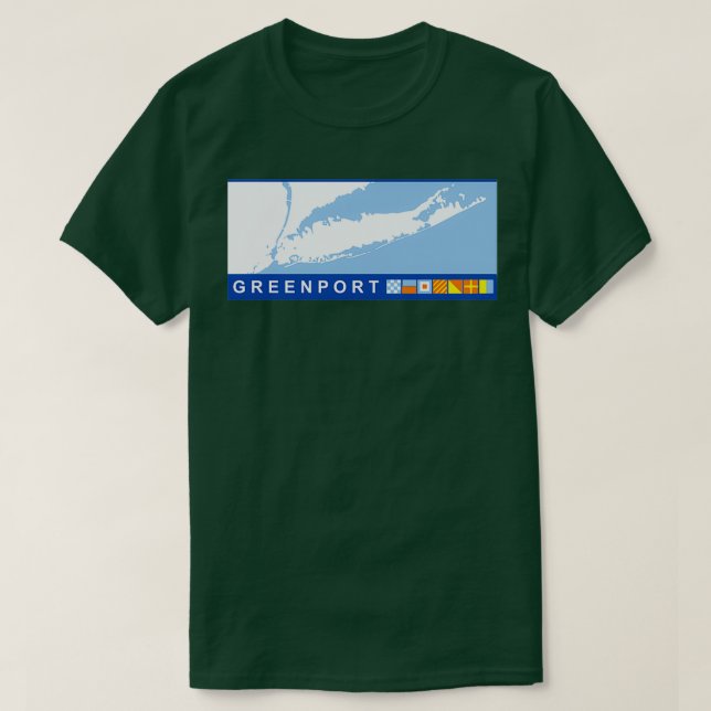 Camiseta Greenport Long Island 4 (Diseño del anverso)