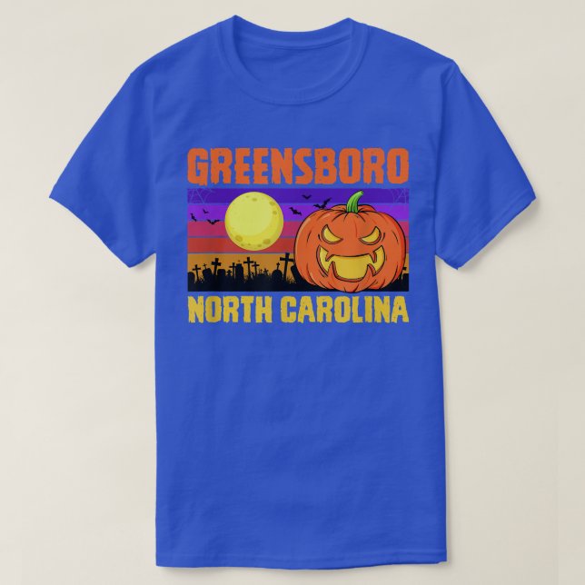 Camiseta Greensboro Carolina del Norte Feliz Fiesta de Hall (Diseño del anverso)