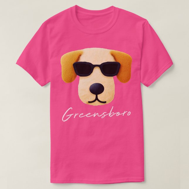 Camiseta Greensboro Dog (Diseño del anverso)