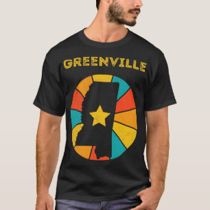 Camiseta Greenville Mississippi Vintage Molesto Souvenir