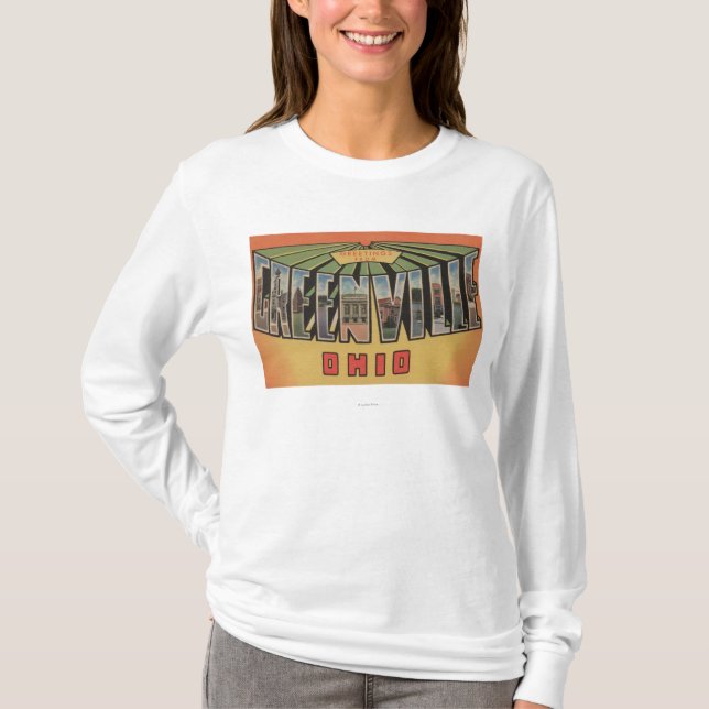 Camiseta Greenville, Ohio - escenas grandes de la letra (Anverso)