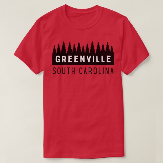 Camiseta Greenville South Carolina SC Turist Souvenir TShi (Diseño del anverso)