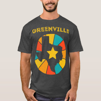 Camiseta Greenville Texas Vintage Distresres Souvenir 1