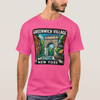 Camiseta Greenwich Village friends